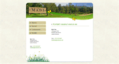 Desktop Screenshot of maditalu.maaturism.ee
